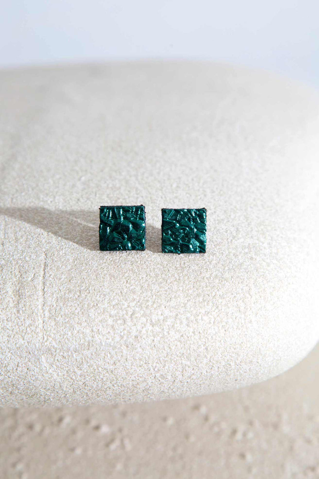 Pendientes Rainbow Square - Verde