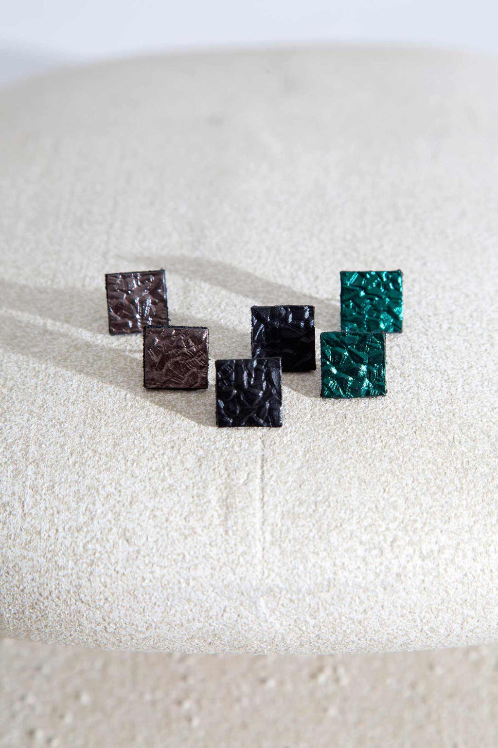 Pendientes Rainbow Square - Verde