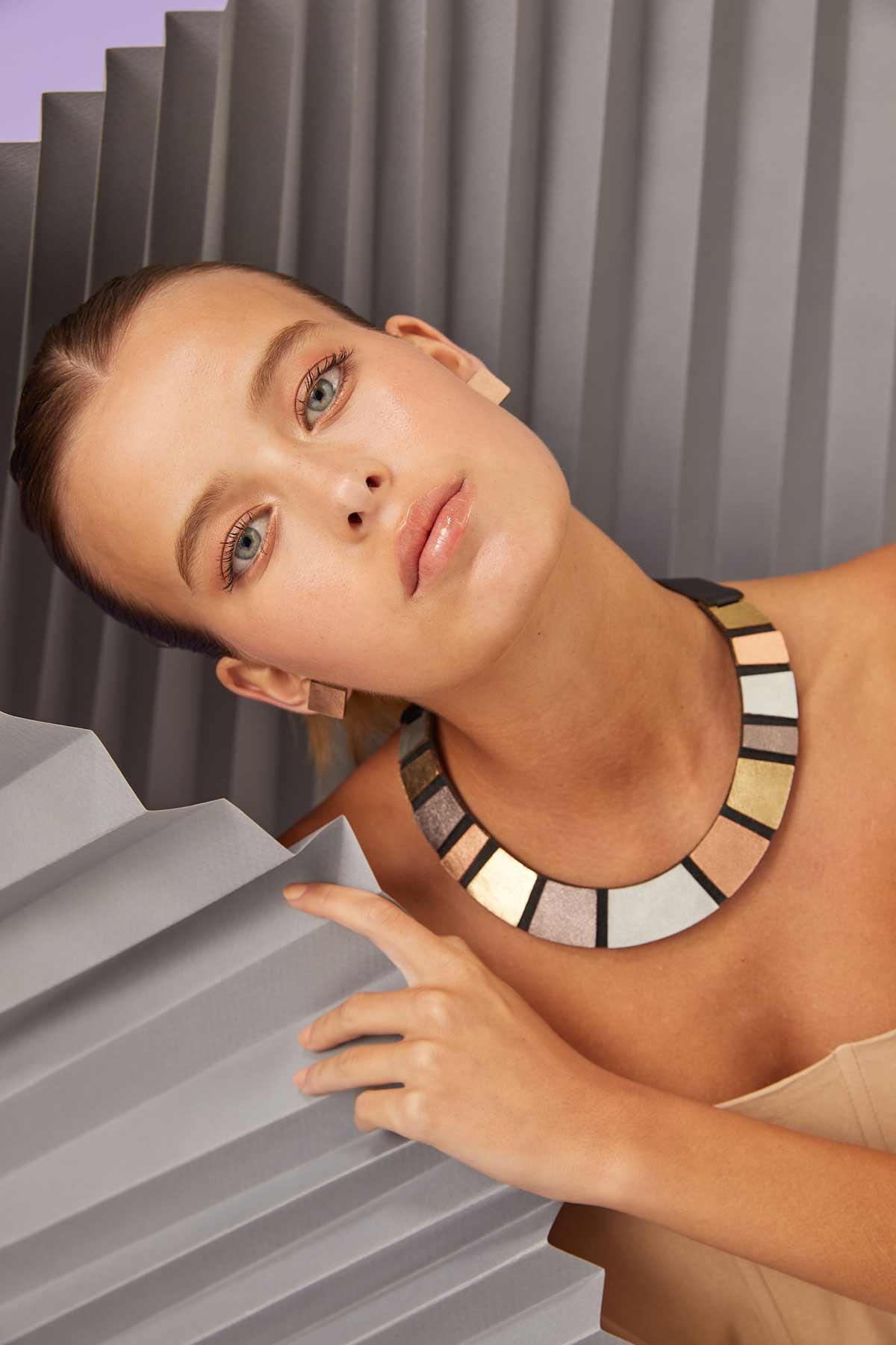 Collar Rainbow Redondo - Metálico