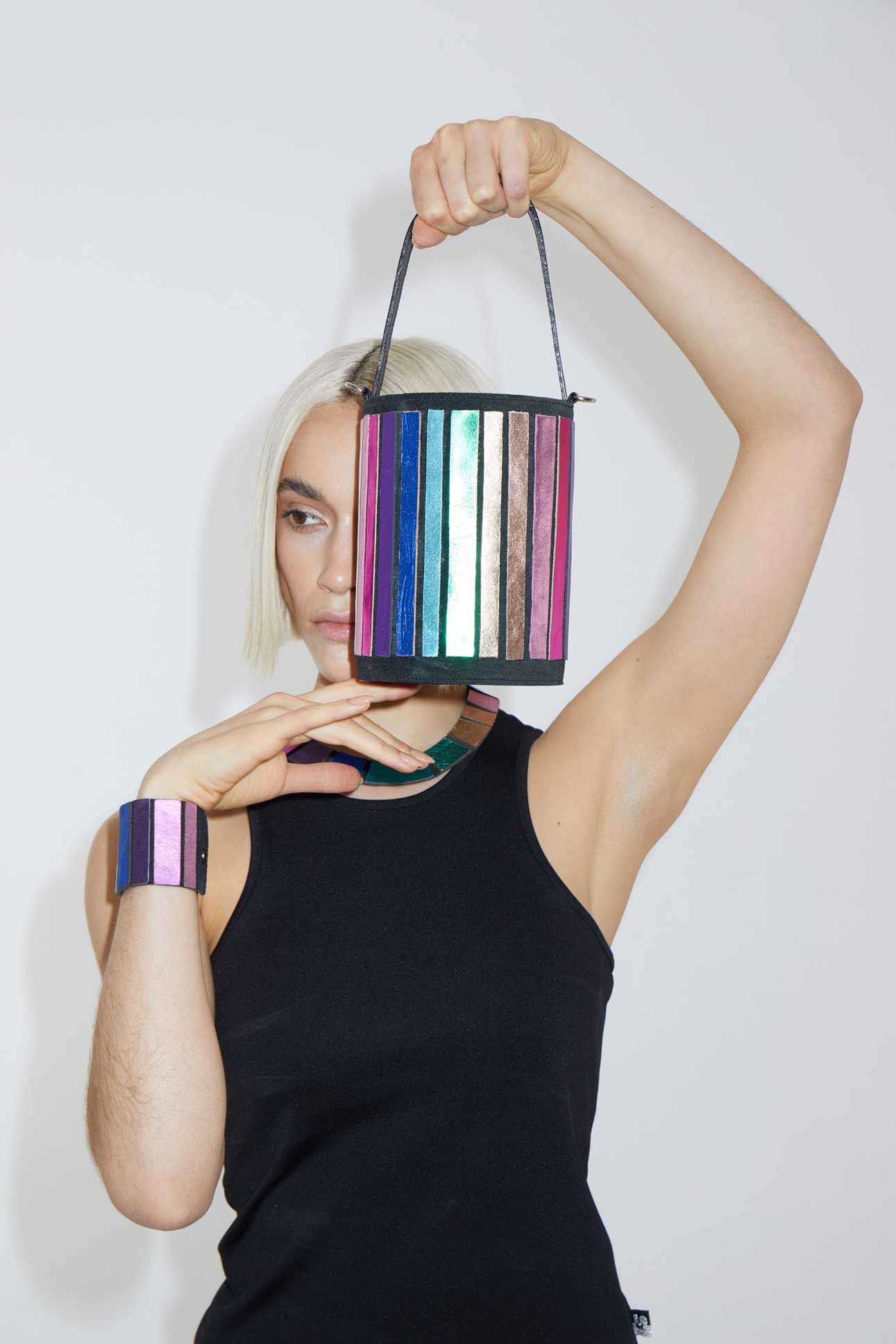 Pre-Order - Bolso de cuero Rainbow - Arcoíris