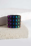 Bracelet fils arc-en-ciel - Noir+Arc-en-ciel