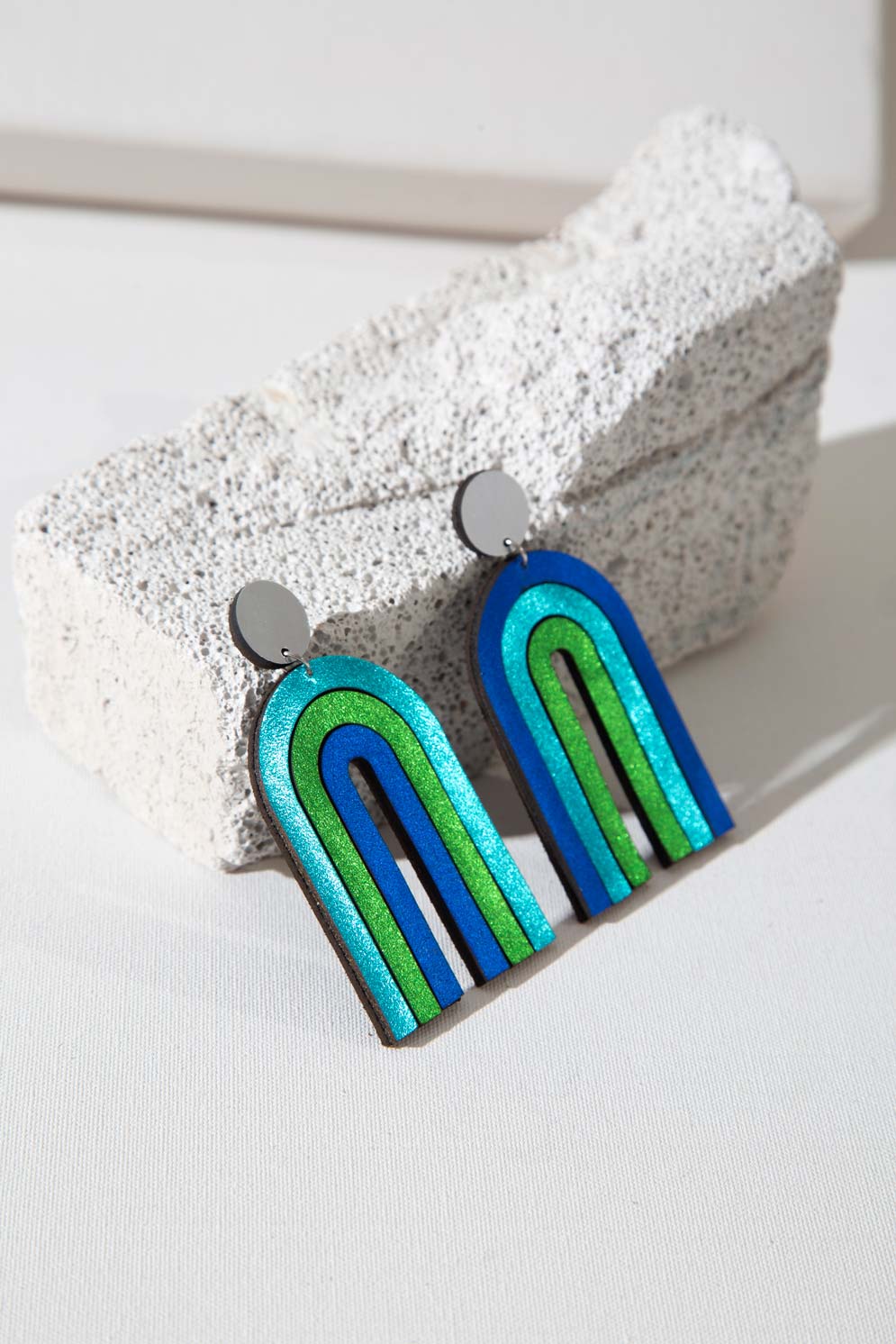 Pendientes Rainbow Arch - Colores Fríos