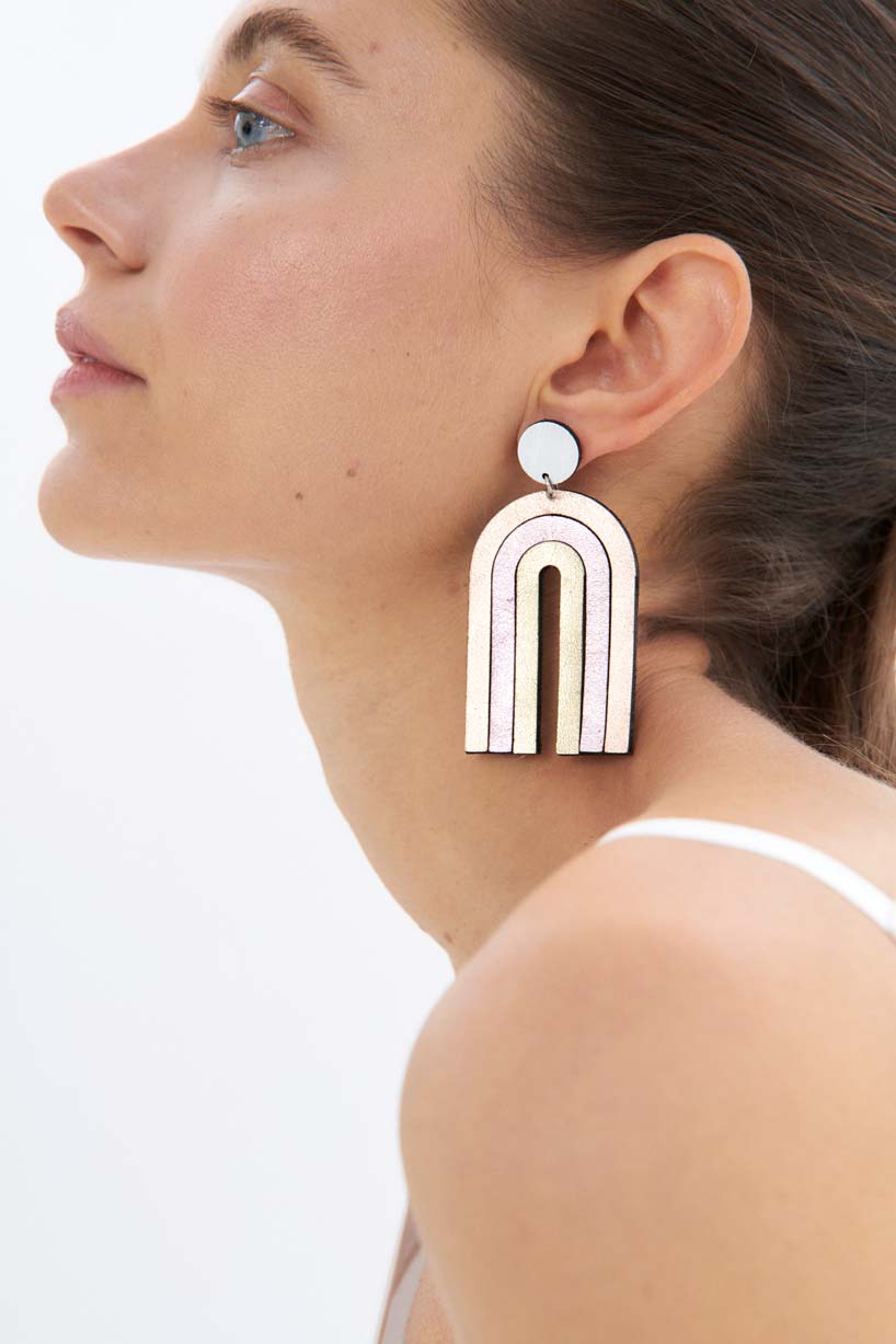 Pendientes Rainbow Arch - Colores Cálidos