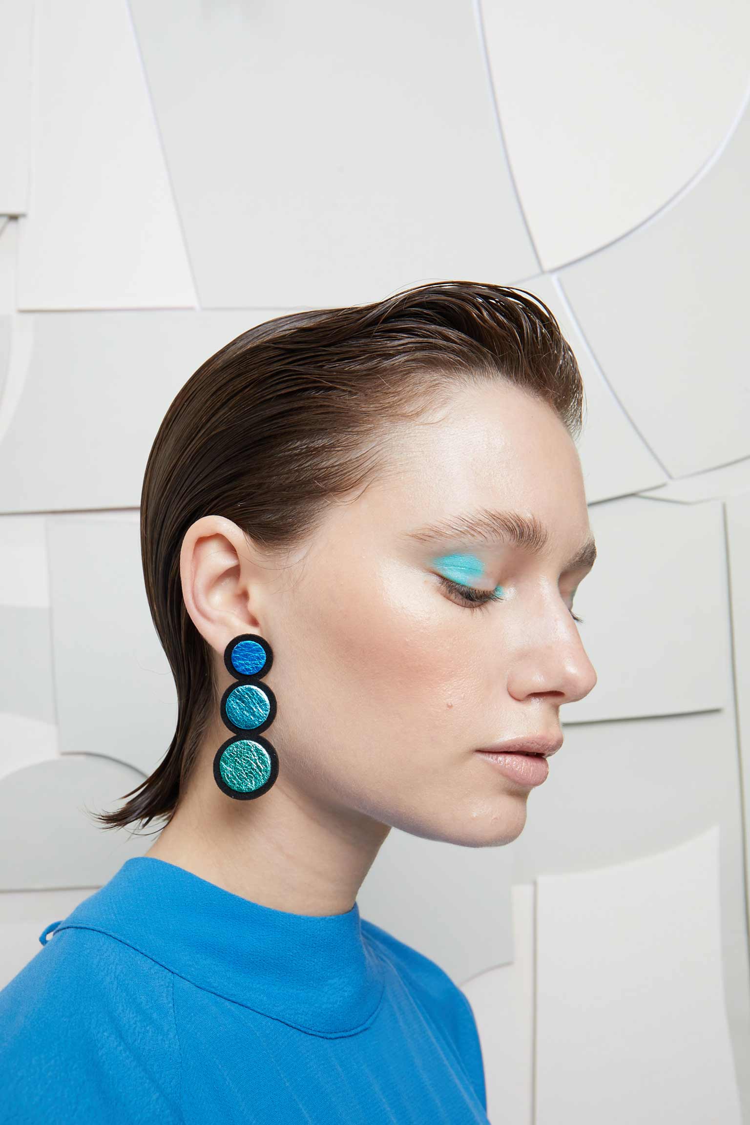 Pendientes Rainbow Largos - Colores Fríos