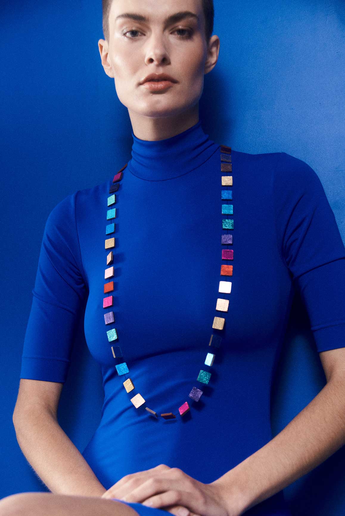 Collar Rainbow Largo - Arcoíris