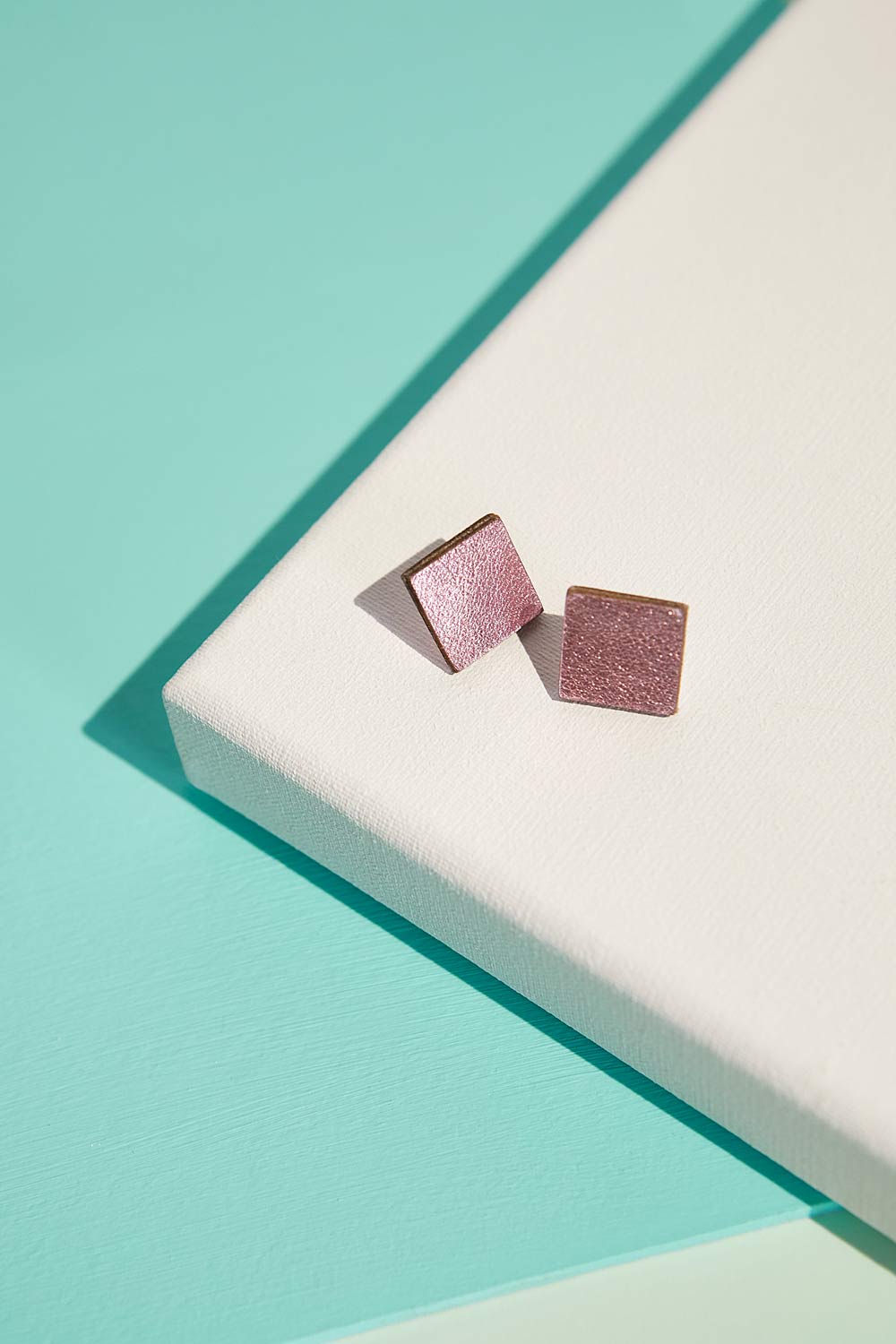 Pendientes Rainbow Cuadrado 