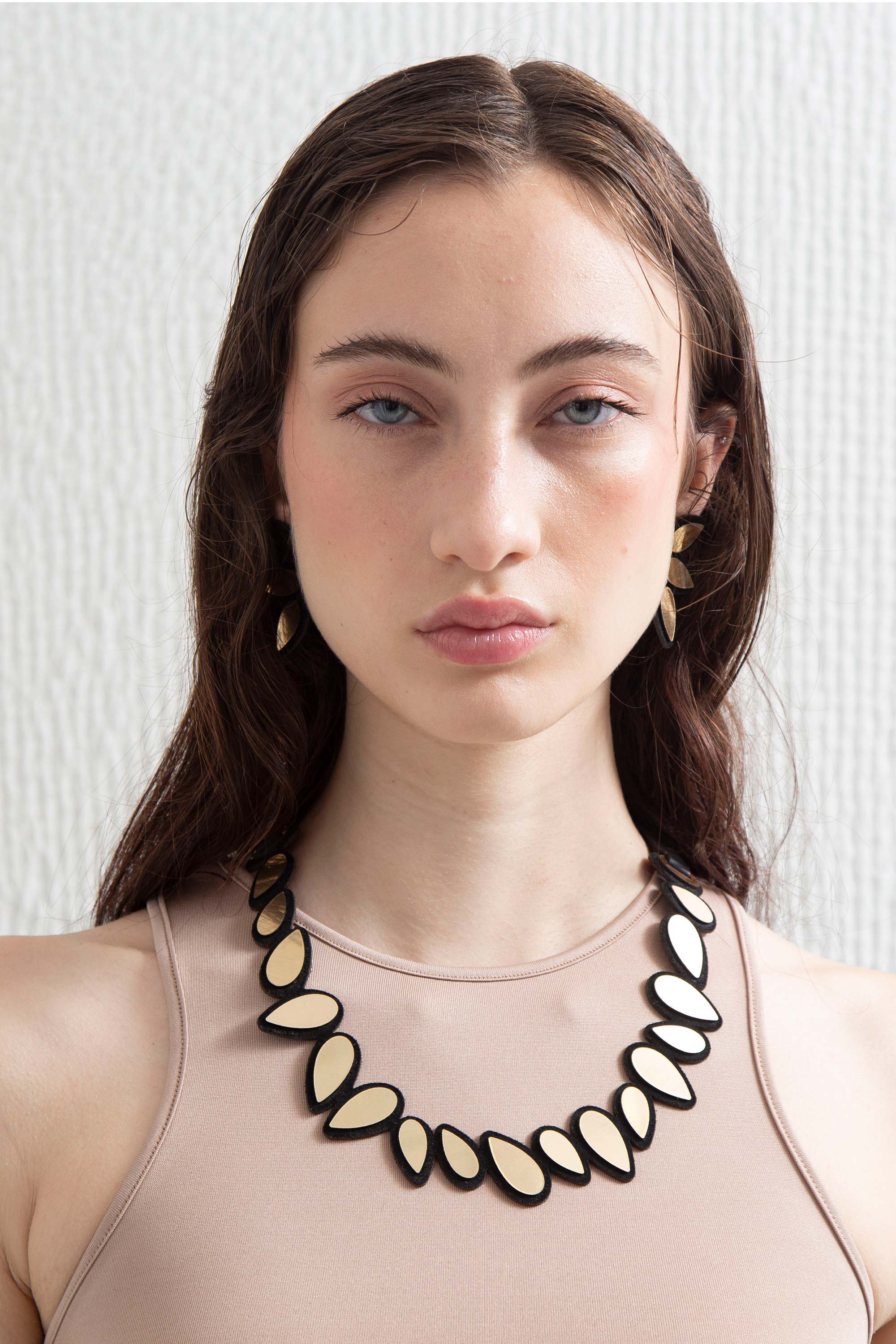 Collar Raindrop Redondo - Oro