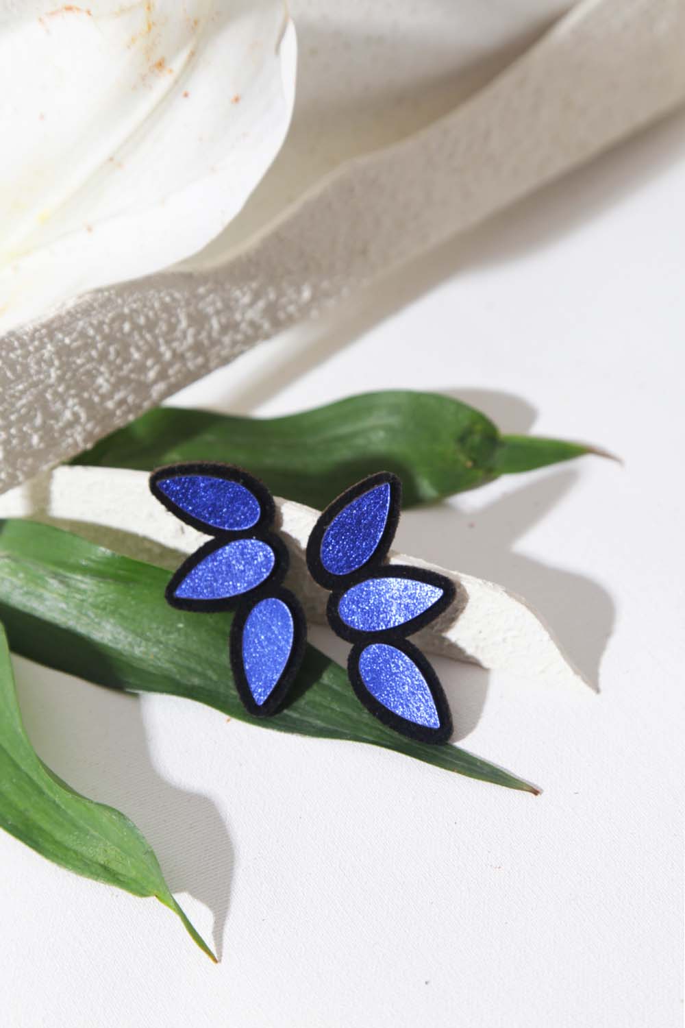 Pendientes Raindrop - Azul