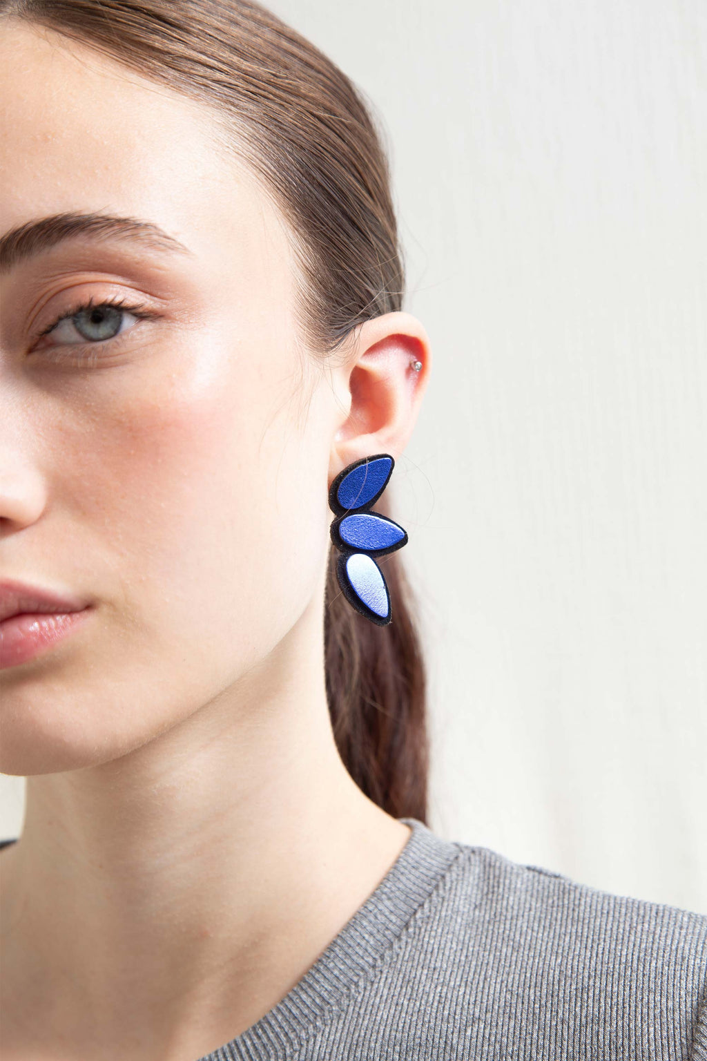 Pendientes Raindrop - Azul