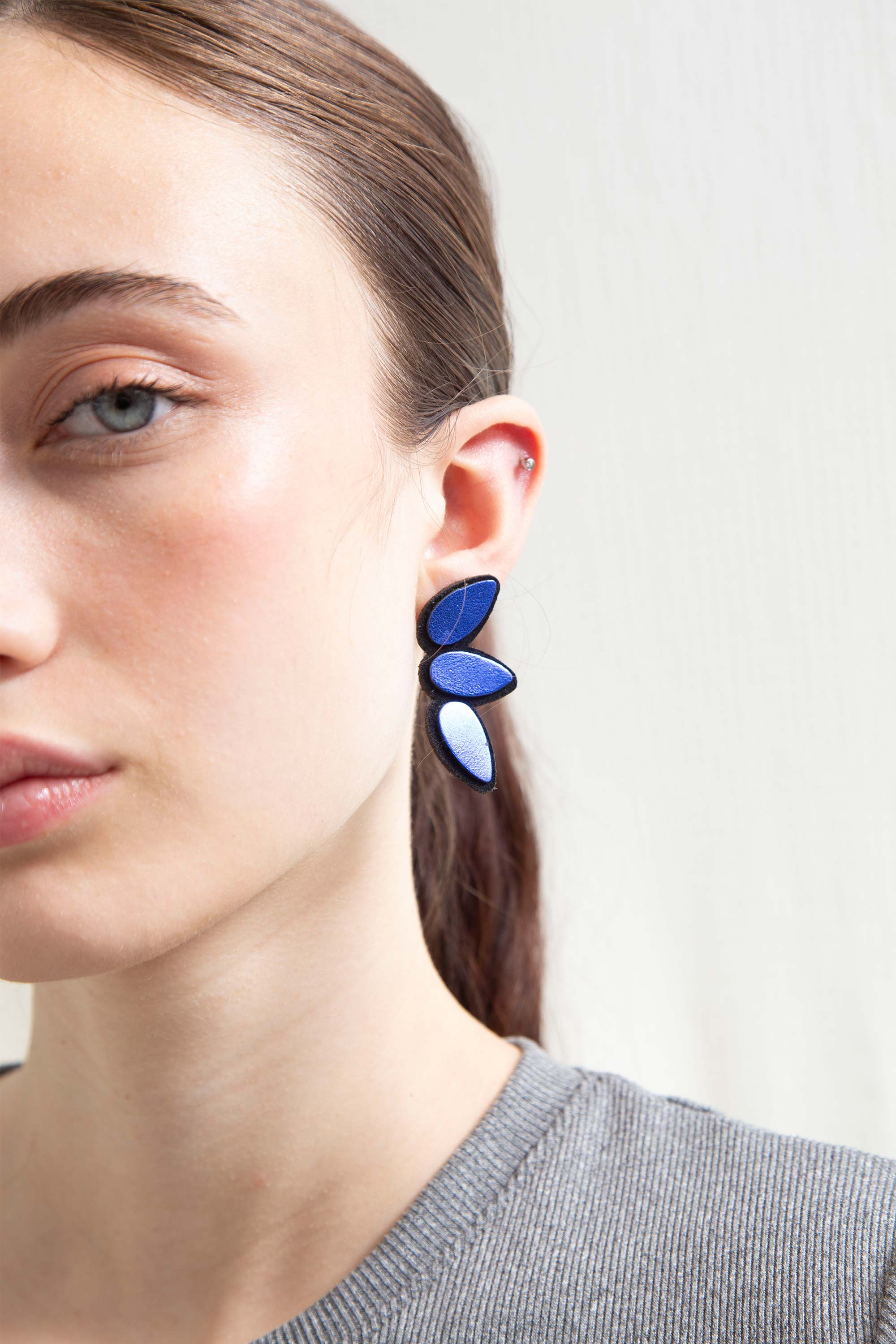 Pendientes Raindrop - Azul