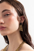Pendientes Scarlett - Negro/Oro