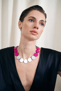 Collar Sarah's Dream - Plata/Peltre/Fuchsia