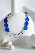Collar Sarah's Dream - Plata/Peltre/Azul 