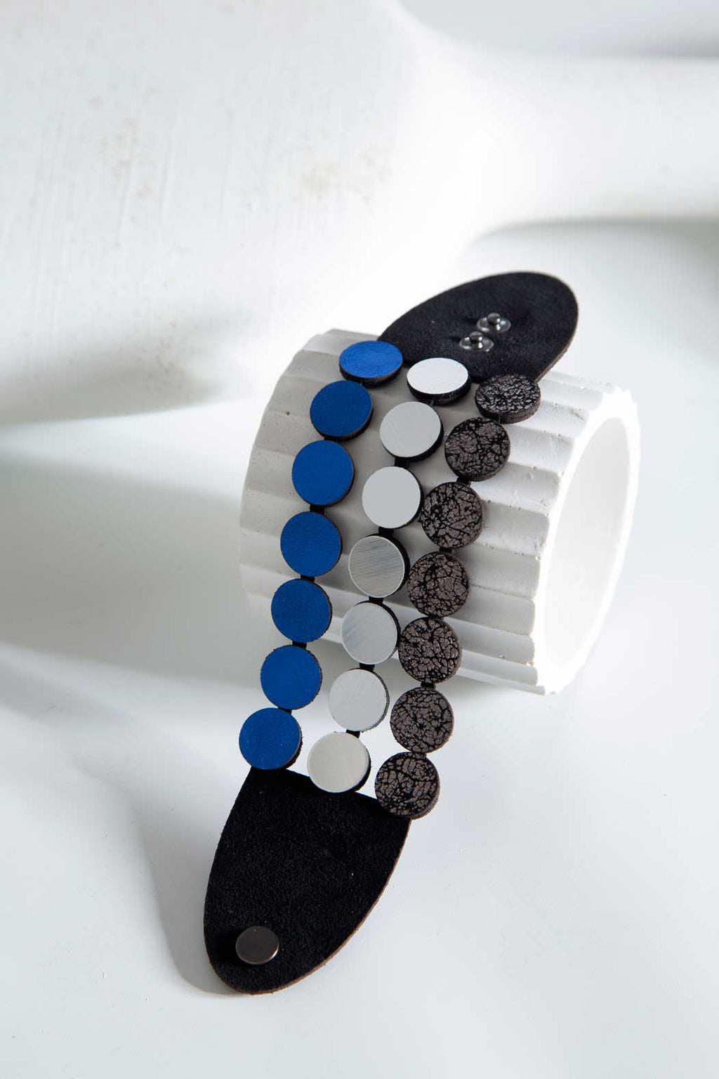 Brazalete Sara's Dream - Plata/Peltre/Azul