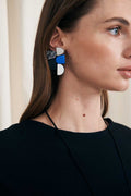 Pendientes Sophie's Vision - Plata/Negro/Peltre/Azul