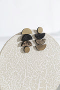 Pendientes Sophie's Vision Semicírculo - Oro/Negro