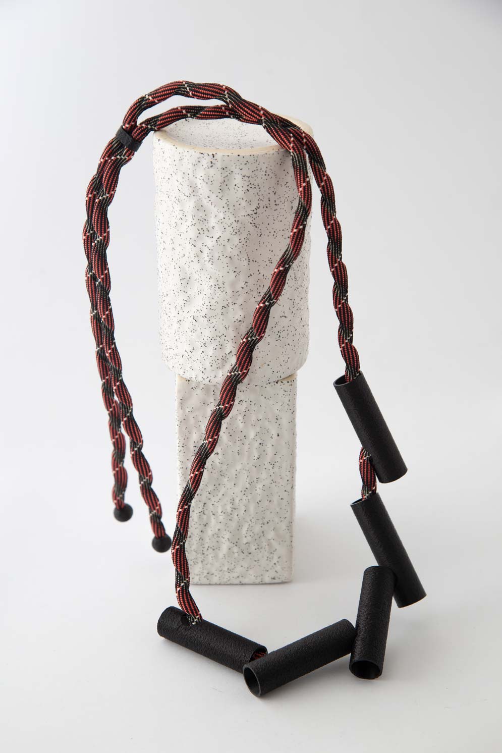 Collar Tube - Negro/Burdeos