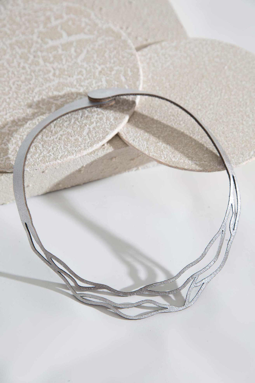 Collar Victoria Wave - Plata