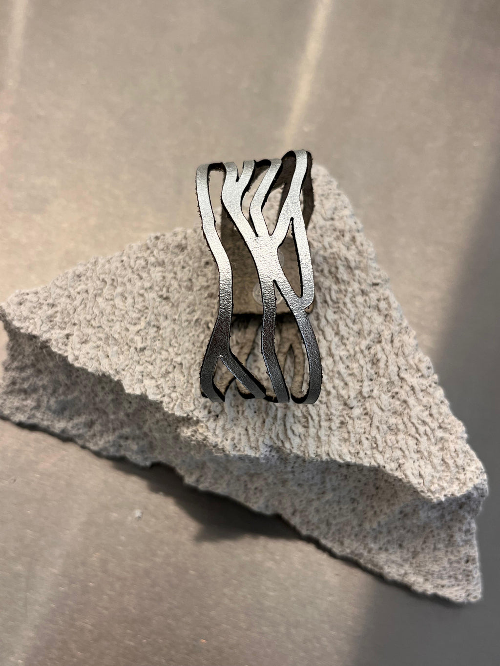 Brazalete Victoria Olas - Plata