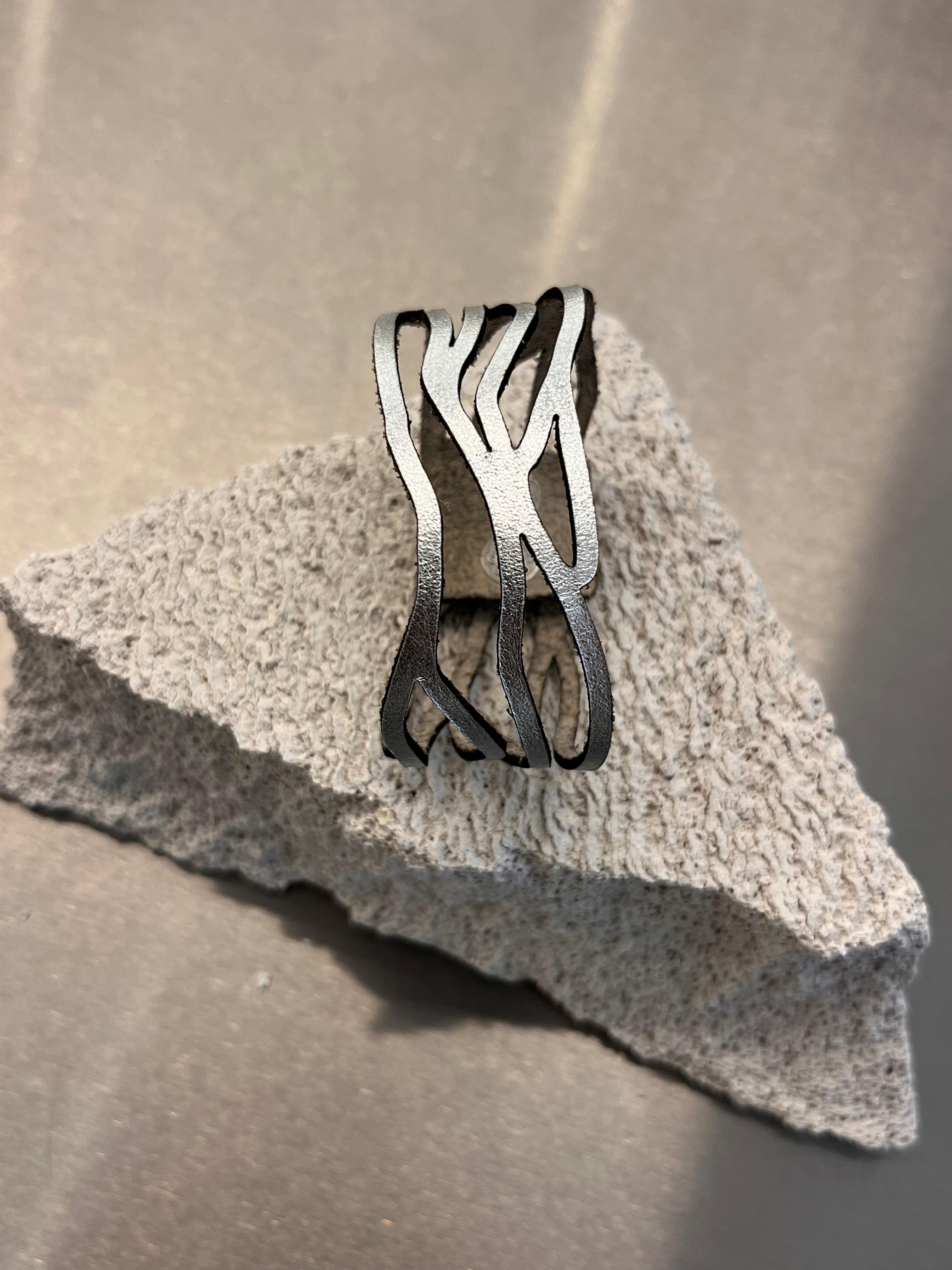 Brazalete Victoria Olas - Plata