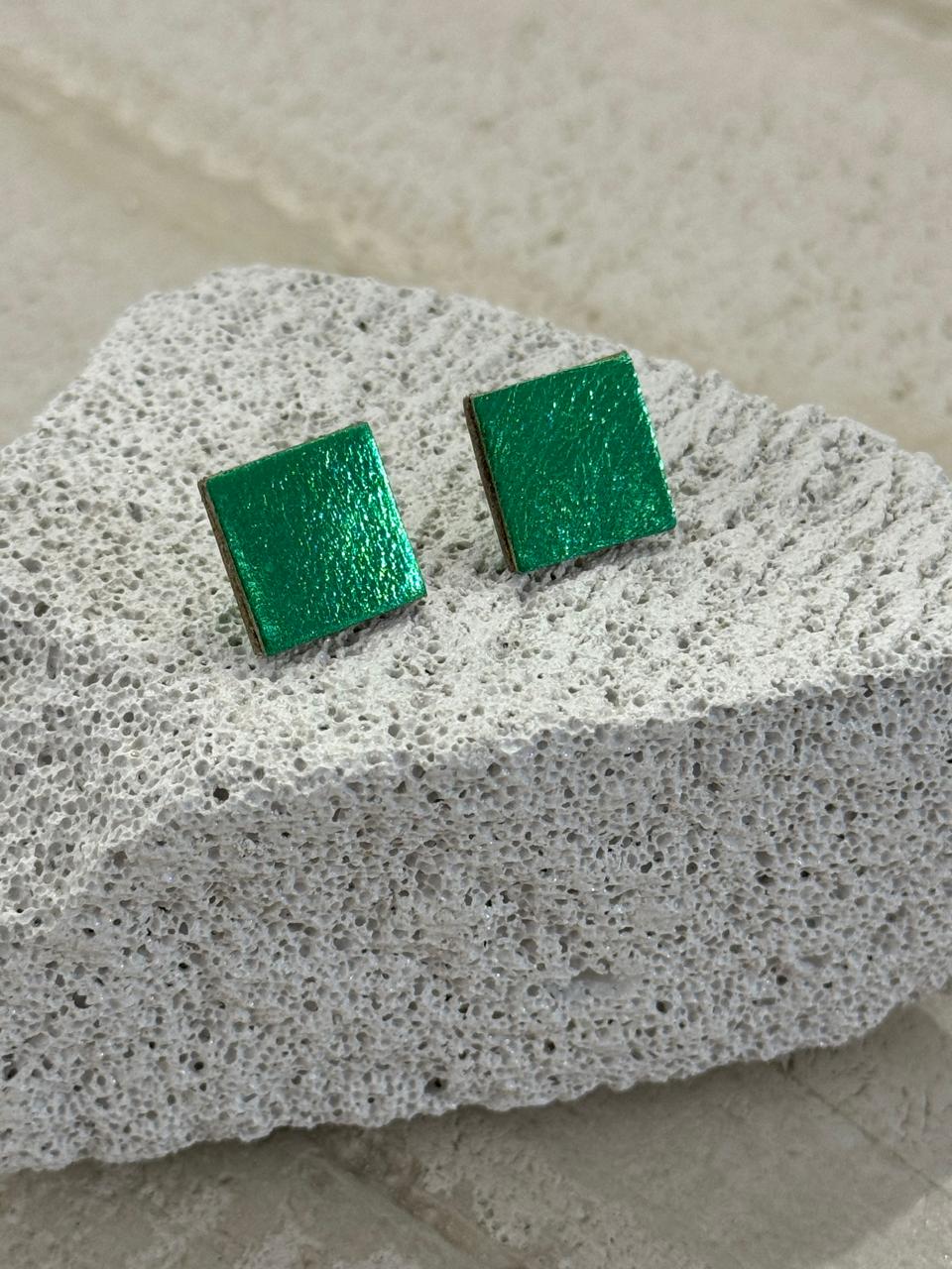 Pendientes Rainbow Cuadrado 