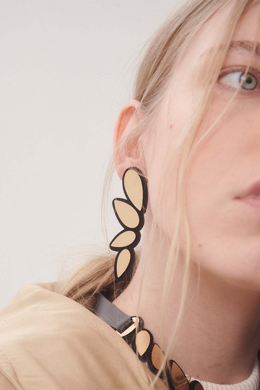 Pendientes Raindrop Asimétricos - Oro