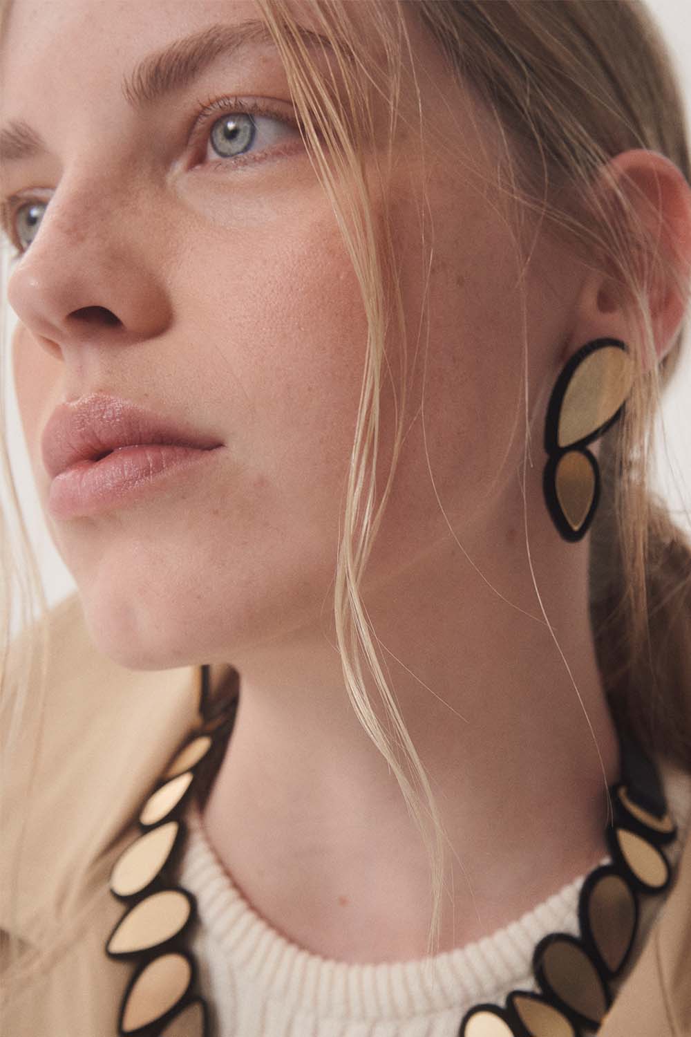 Pendientes Raindrop Asimétricos - Oro