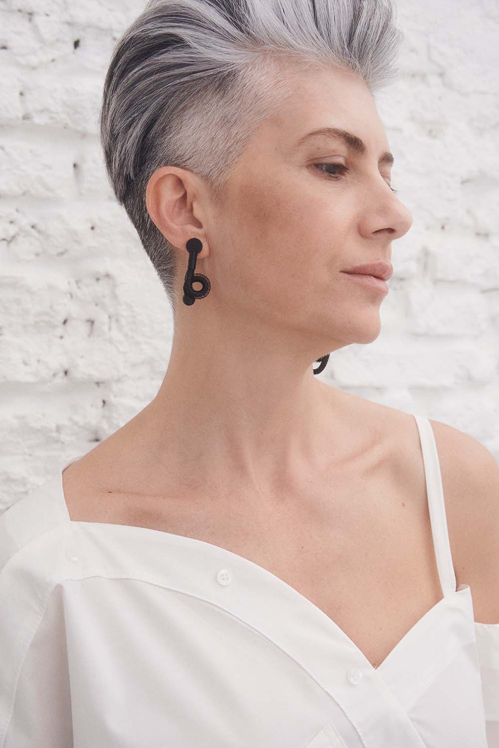 Pendientes Life Muse - Negro