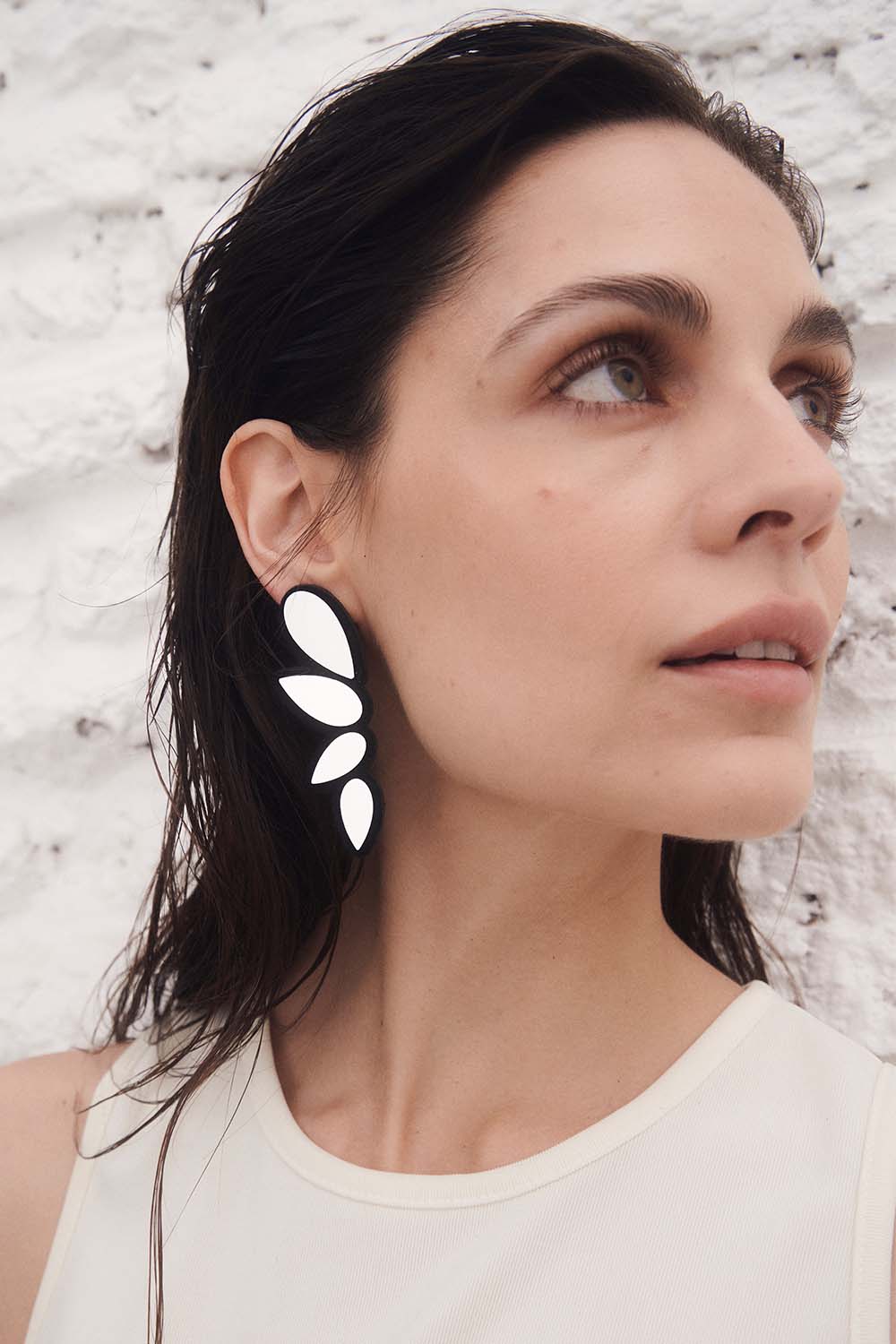 Pendientes Raindrop Asimérticos - Plata