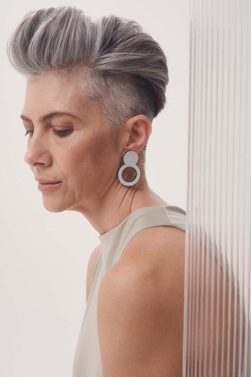 Pendientes Abstraction Nuevos - Plata