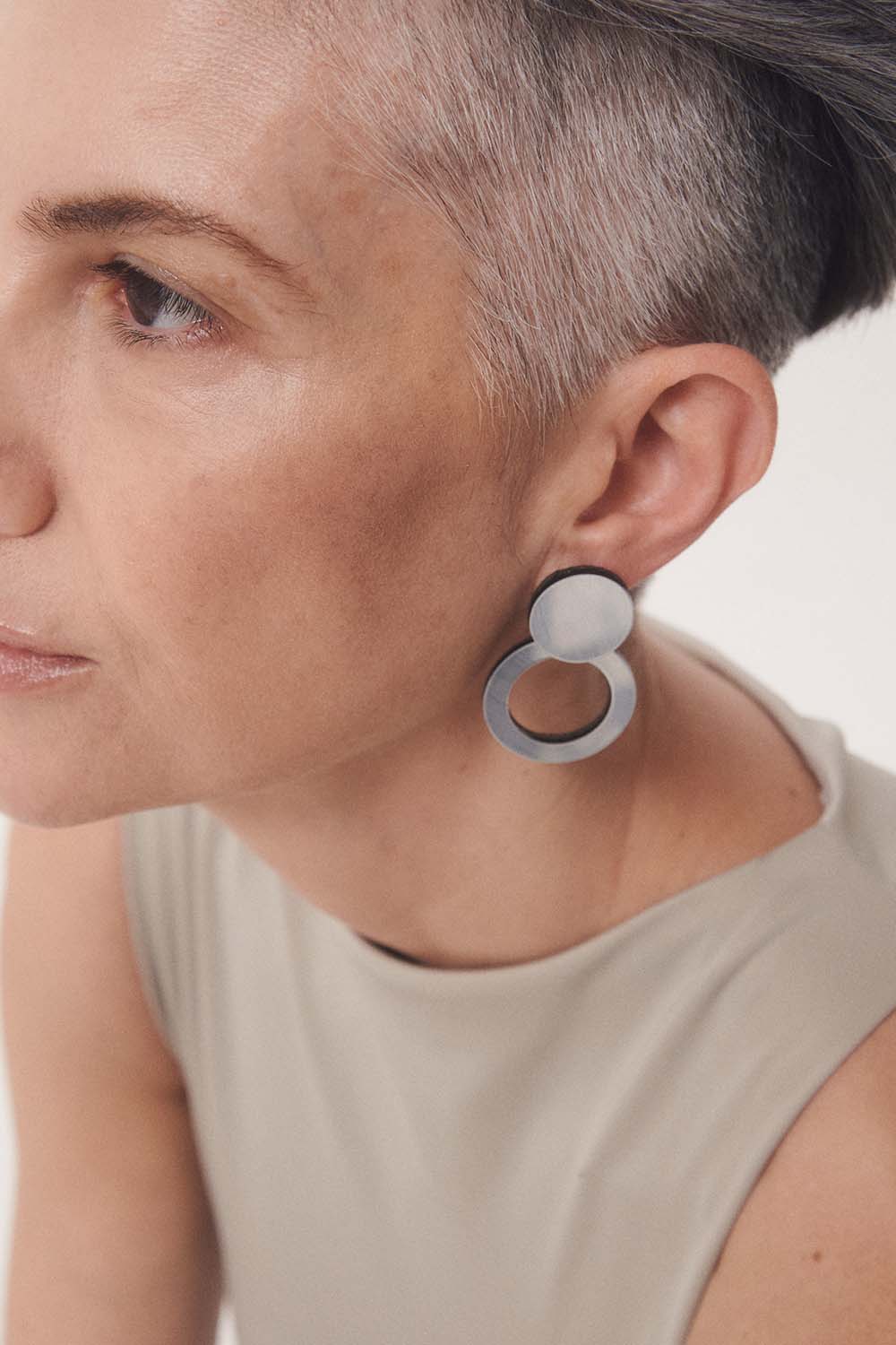 Pendientes Abstraction Nuevos - Plata