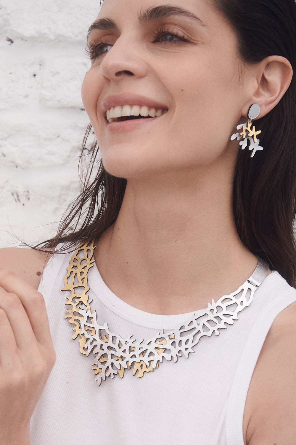 Collar Mar Duo - Plata/Oro