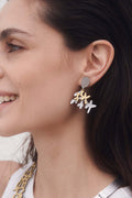 Pendientes Mar Duo - Plata/Oro