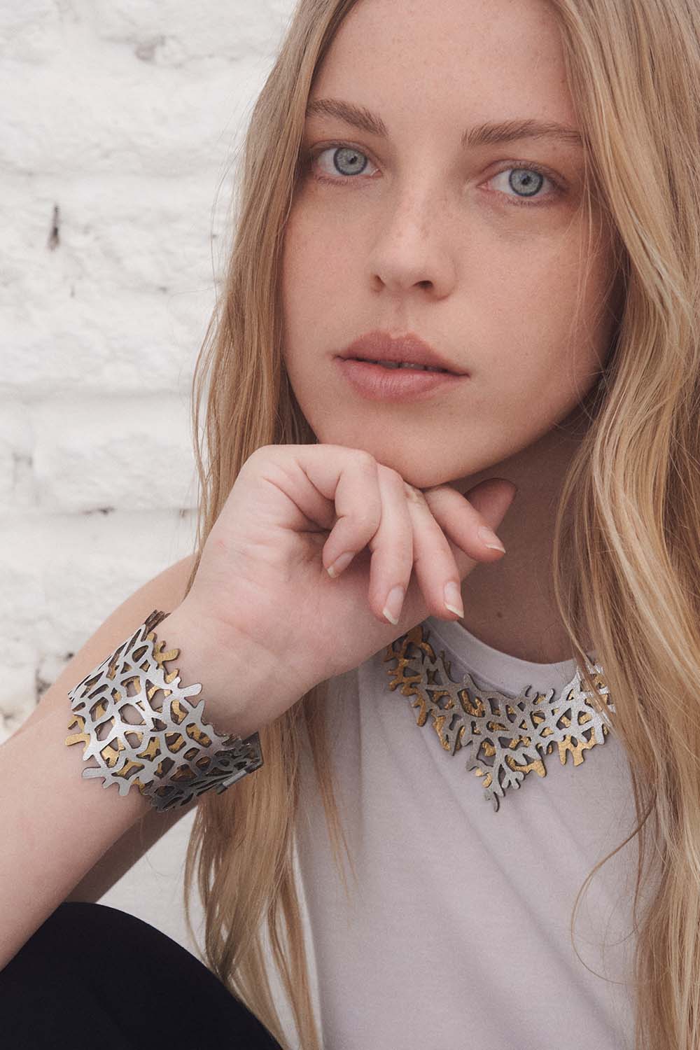Brazalete Mar Duo - Plata/Oro