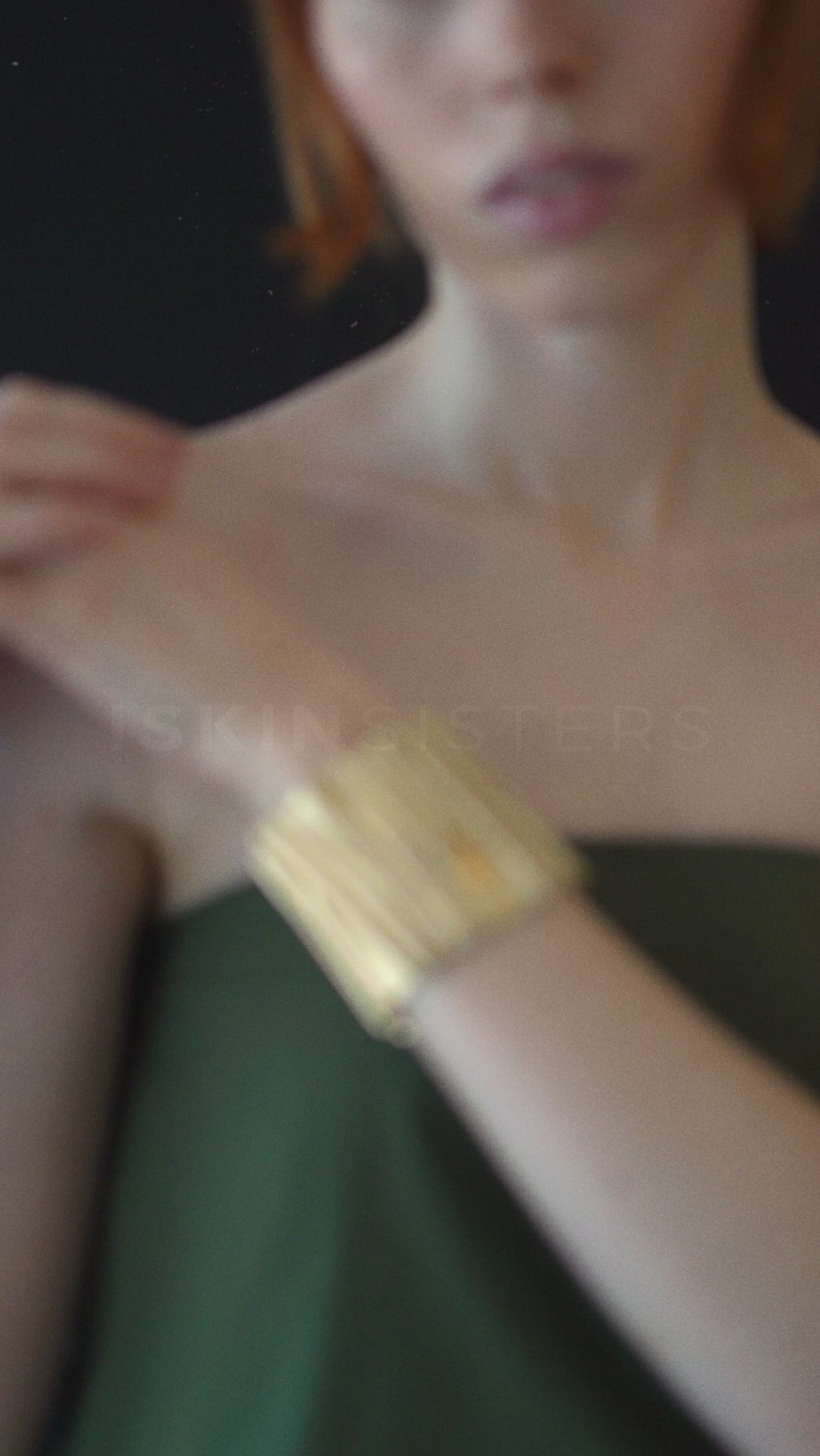 Brazalete Bauhaus Stitch - Oro