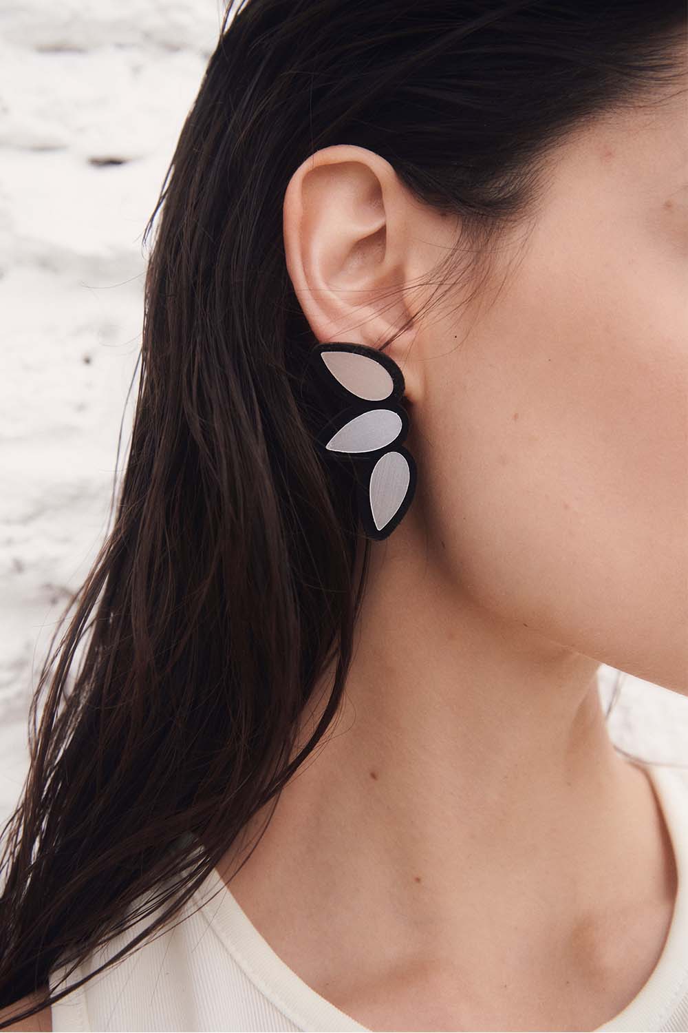 Pendientes Raindrop - Plata